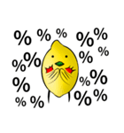 white ball rabbit family-lemon bird2（個別スタンプ：26）