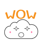 Cute White Cloud（個別スタンプ：37）