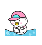 cute somchay duck（個別スタンプ：24）