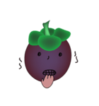 Chom Chom's friend (Mangosteen)（個別スタンプ：3）