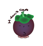 Chom Chom's friend (Mangosteen)（個別スタンプ：5）