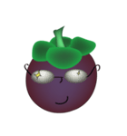 Chom Chom's friend (Mangosteen)（個別スタンプ：9）