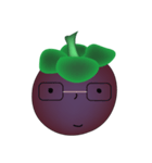 Chom Chom's friend (Mangosteen)（個別スタンプ：11）