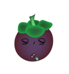 Chom Chom's friend (Mangosteen)（個別スタンプ：25）