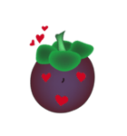 Chom Chom's friend (Mangosteen)（個別スタンプ：29）