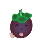 Chom Chom's friend (Mangosteen)（個別スタンプ：32）