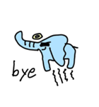 elephant speak english（個別スタンプ：7）