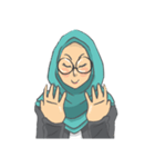 Sarah The Sweet Hijab Girl（個別スタンプ：11）