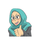 Sarah The Sweet Hijab Girl（個別スタンプ：15）