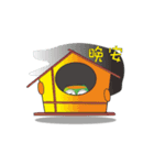 Inspired by the lively parrot（個別スタンプ：4）