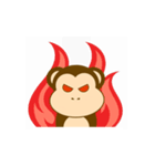 PEE MONKEY ANIMATED（個別スタンプ：12）