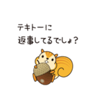 こっそリス（個別スタンプ：4）
