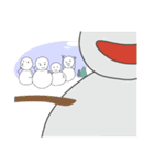 Manda snowman（個別スタンプ：9）