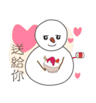 Manda snowman（個別スタンプ：14）