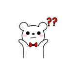 Bow Tie Bear Animated（個別スタンプ：8）