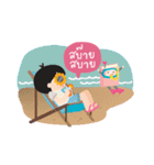 Nong Dee ＆ Pee Book（個別スタンプ：28）