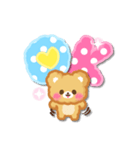 maple-Teddy bear-（個別スタンプ：4）