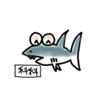 Sharky - Seafood is NOT stupid（個別スタンプ：19）