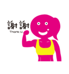 Girly Ed x Gym（個別スタンプ：36）