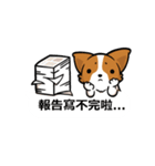 Corgi Dog Kaka - Office Murmurs（個別スタンプ：24）