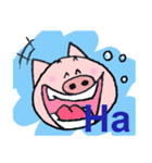 FUNNY BIG HEAD PIG（個別スタンプ：2）