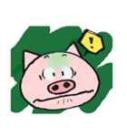 FUNNY BIG HEAD PIG（個別スタンプ：4）