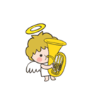 動くかわいい天使の吹奏楽団（個別スタンプ：4）