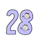 RIBONちゃん3★いろいろ使える数字（個別スタンプ：29）