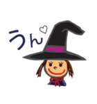 She's a witch girl.（個別スタンプ：1）