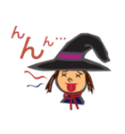 She's a witch girl.（個別スタンプ：7）