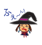 She's a witch girl.（個別スタンプ：12）