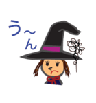 She's a witch girl.（個別スタンプ：16）