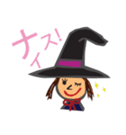 She's a witch girl.（個別スタンプ：23）