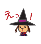 She's a witch girl.（個別スタンプ：27）