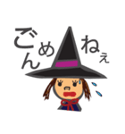 She's a witch girl.（個別スタンプ：30）