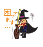 She's a witch girl.（個別スタンプ：35）