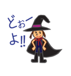 She's a witch girl.（個別スタンプ：37）