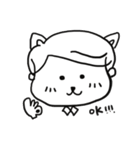 Cat or bear？（個別スタンプ：7）