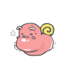 kawaii snail man（個別スタンプ：4）