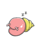 kawaii snail man（個別スタンプ：5）