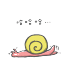 kawaii snail man（個別スタンプ：10）