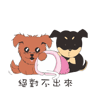 Three dogs a cat（個別スタンプ：6）