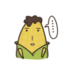 Mr. Corn's online conversation（個別スタンプ：7）