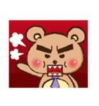 bushy eyebrows bear（個別スタンプ：26）