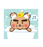 bushy eyebrows bear（個別スタンプ：35）