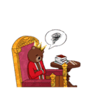 The king bear（個別スタンプ：10）