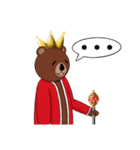 The king bear（個別スタンプ：17）