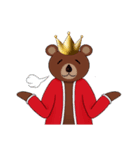 The king bear（個別スタンプ：31）