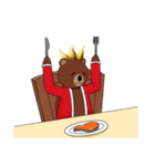 The king bear（個別スタンプ：33）