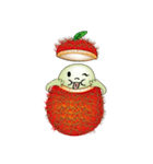 Chom Chom boy (rambutan)（個別スタンプ：13）